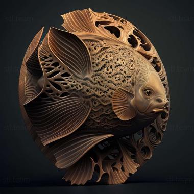 3D model Discus ruderatus (STL)